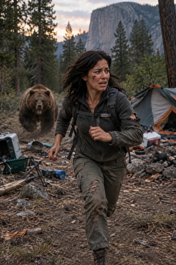 Insert a Person Into a Bear-Attack Scene — image generated with a GPT Image 2.5 prompt