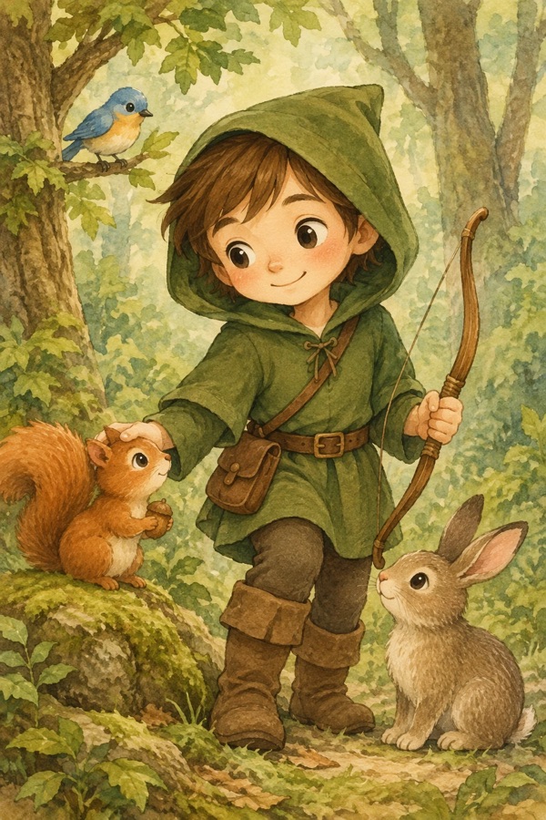Storybook Forest Hero — Establish & Continue (1/2) — image generated with a GPT Image 2.5 prompt