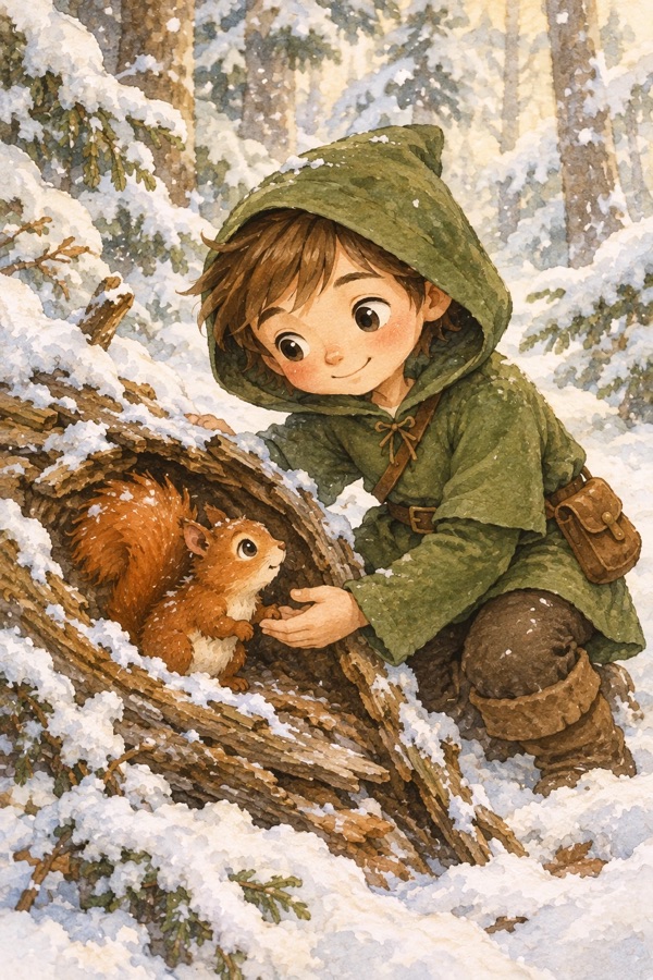 Storybook Forest Hero — Establish & Continue (2/2) — image generated with a GPT Image 2.5 prompt
