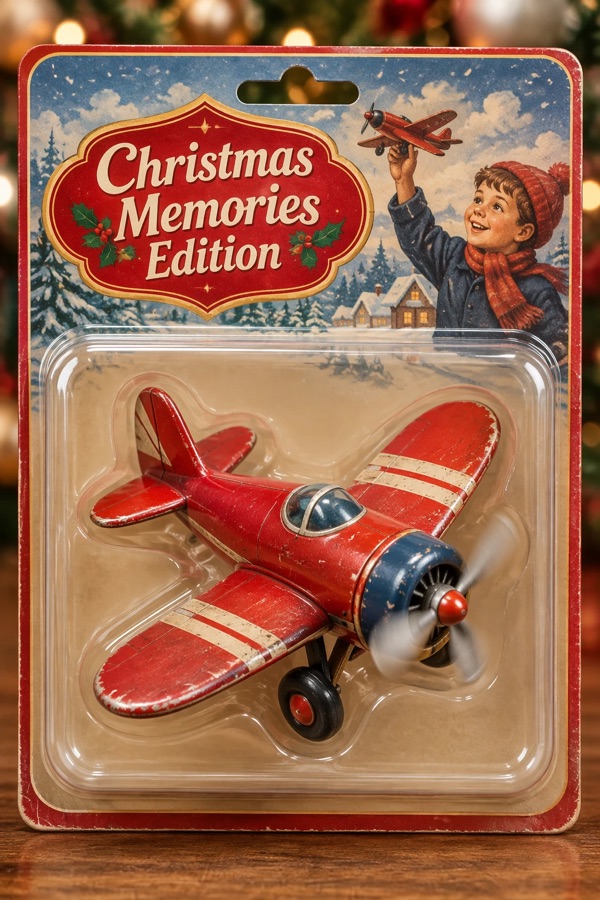 Vintage Propeller Plane Action Figure — image generated with a GPT Image 2.5 prompt