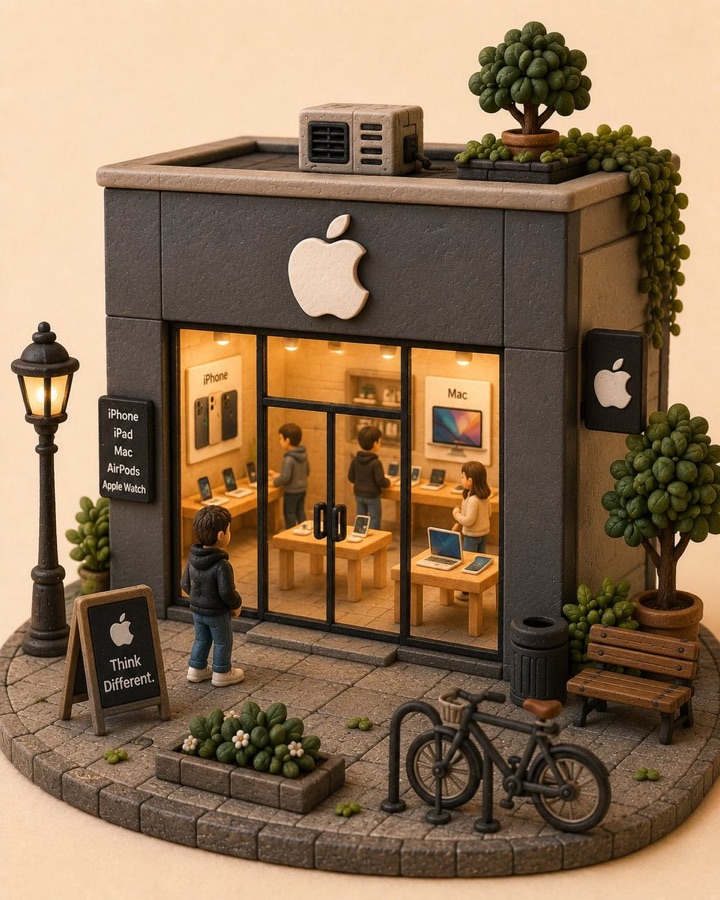 Storefront Miniature Diorama — image generated with a GPT Image 2.5 prompt