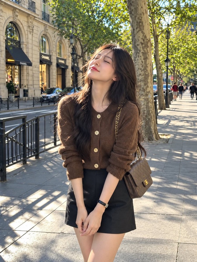 Paris Street Portrait of Young Woman — image generated with a GPT Image 2.5 prompt
