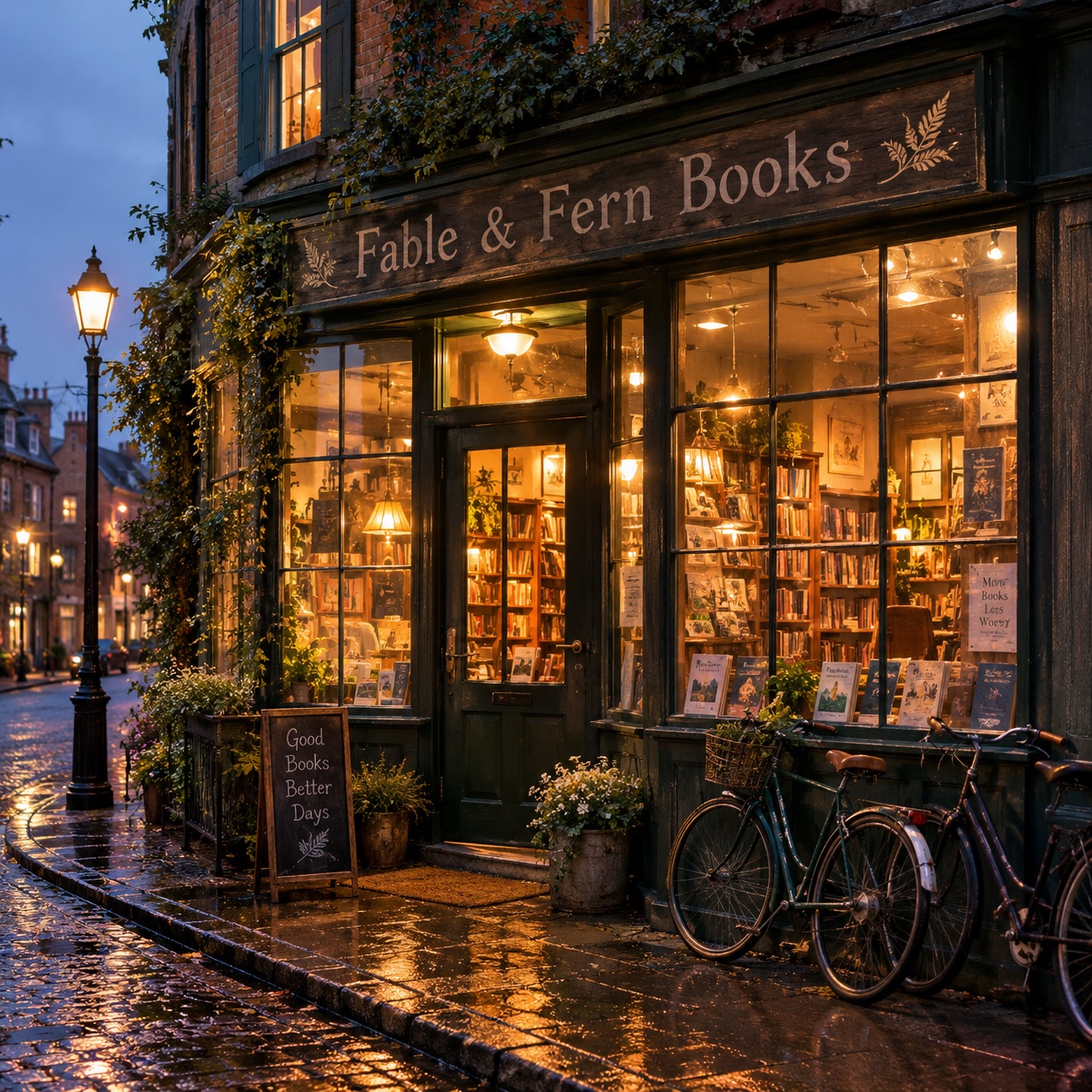 Same bookstore prompt generated with GPT-Image-2